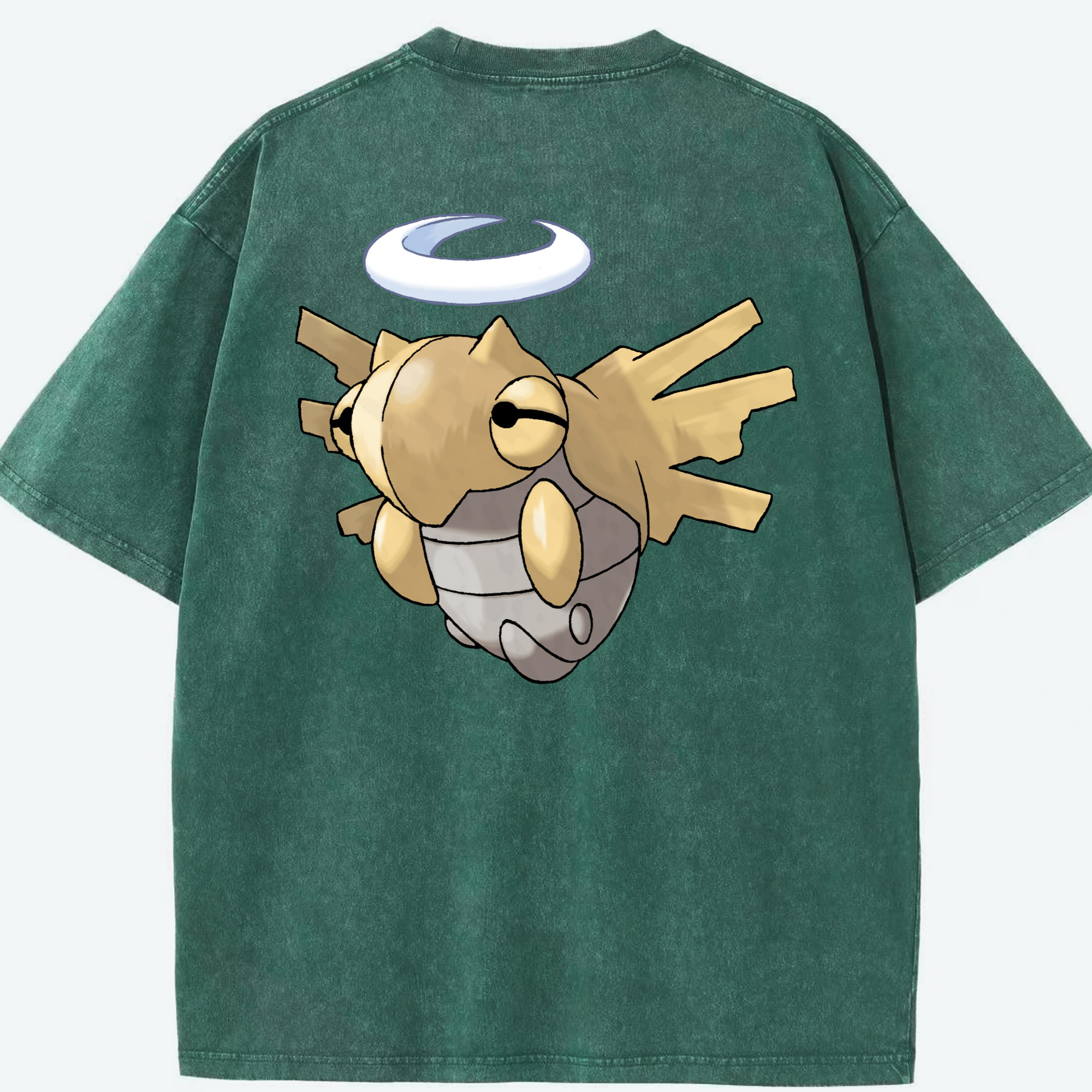 （画像用） ポケットモンスター Pokémon 綿100% ヴィンテージ風 半袖Tシャツ（背面プリント）